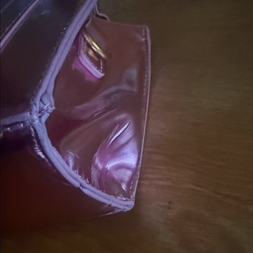 Fashion Metallic Pink Mini Tote Bag - Picture 12 of 13